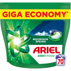 Капсули для прання Ariel Pods All-in-1 Гірське джерело 70 шт